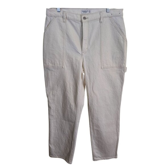 Abercrombie & Fitch Denim - Abercrombie & Fitch 90's Straight Ultra High Rise Curve Love Carpenter Size 33